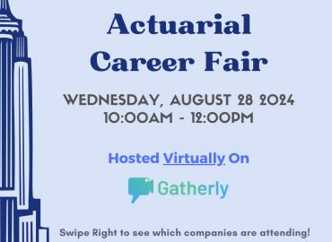 Actuarial Career Fair 2024 Poster