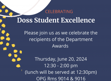 DoSS Student Excellence 2024 Poster
