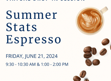 Summer STATS Espresso Poster
