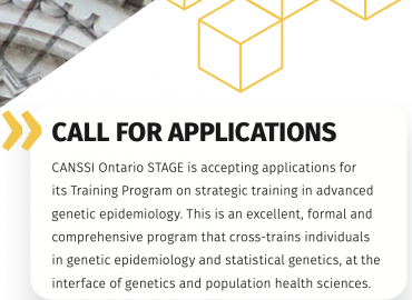 CANSSI Ontario STAGE: Call for Applications poster